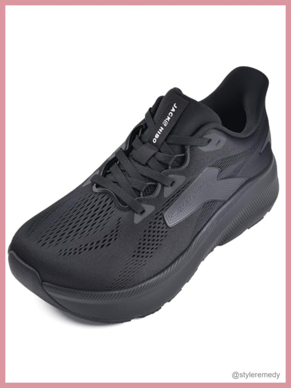 Wide Toe Box Road Running Shoes Slip On Hands Free Arch Support Memory Foam